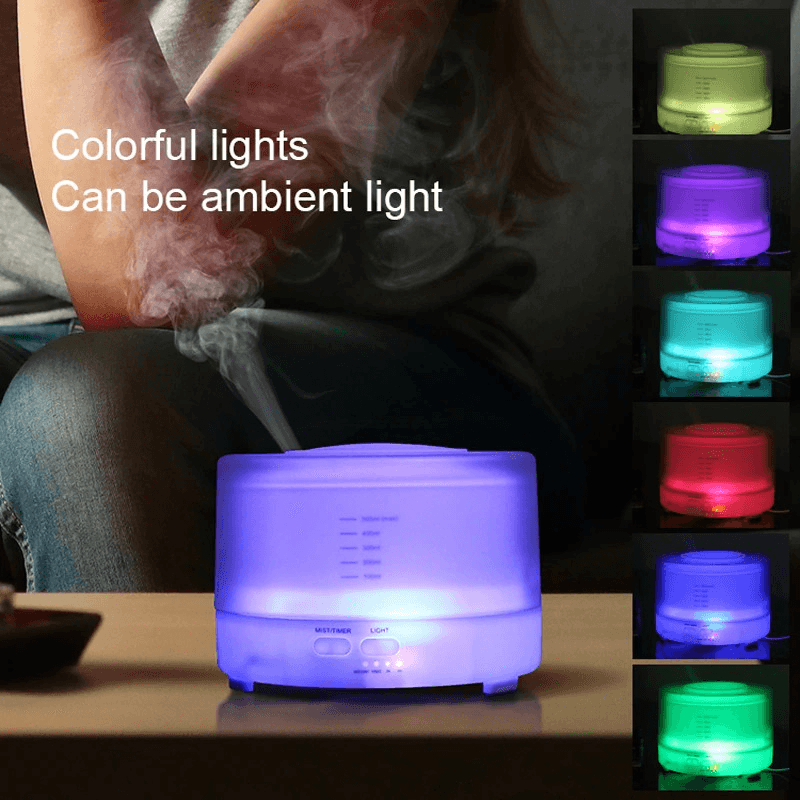 Aroma Diffuser Bluetooth Speaker With Essential Oils-Humiii