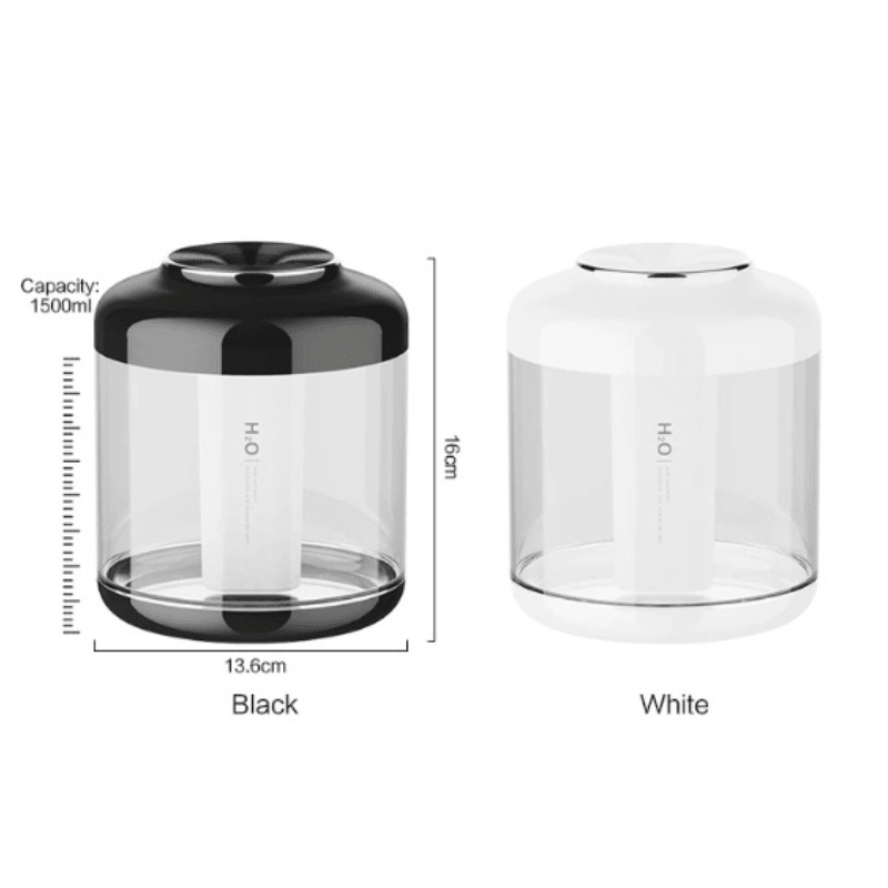 1.5L Portable Rechargeable Air Humidifier With Aroma Aromatherapy-Humiii