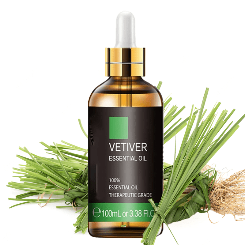 100ml Natural Vetiver Essential Oil Calming and Relaxing-Humiii