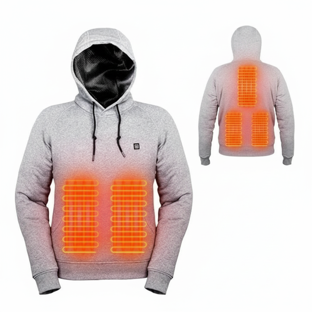 USB Heated Adjustable Hoodie Panel Device