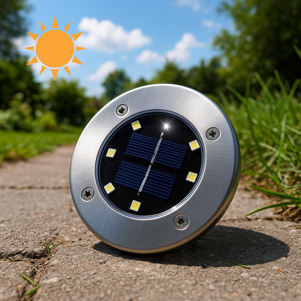 LED Solar Ground Lights For Yard And Garden-Humiii