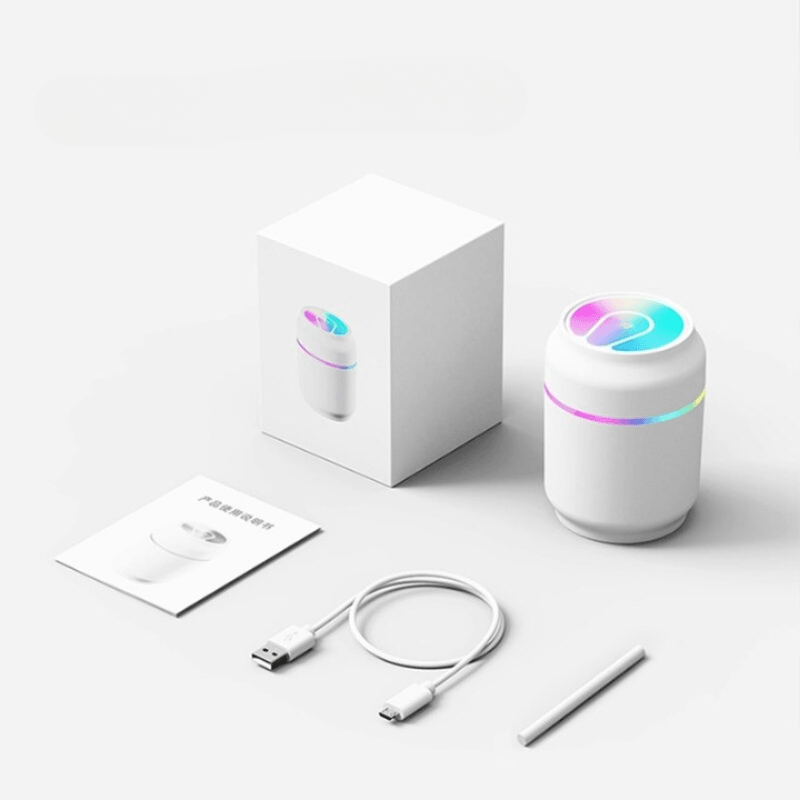 Portable USB Humidifier With LED Colorful Night Lamp-Humiii