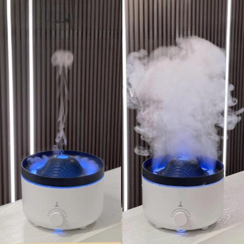Volcano Essential Oil Diffuser With Remote And Lights-Humiii