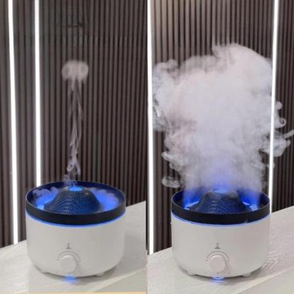 Volcano Essential Oil Diffuser With Remote And Lights-Humiii