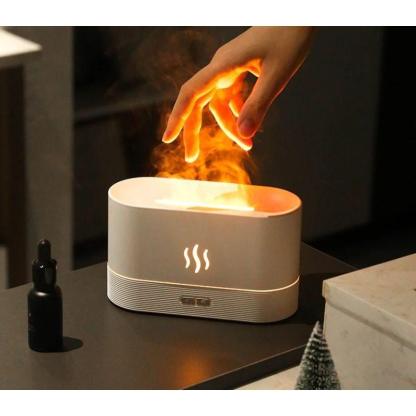 Flame Aroma Diffuser With Organic Essential Oil Set-Humiii