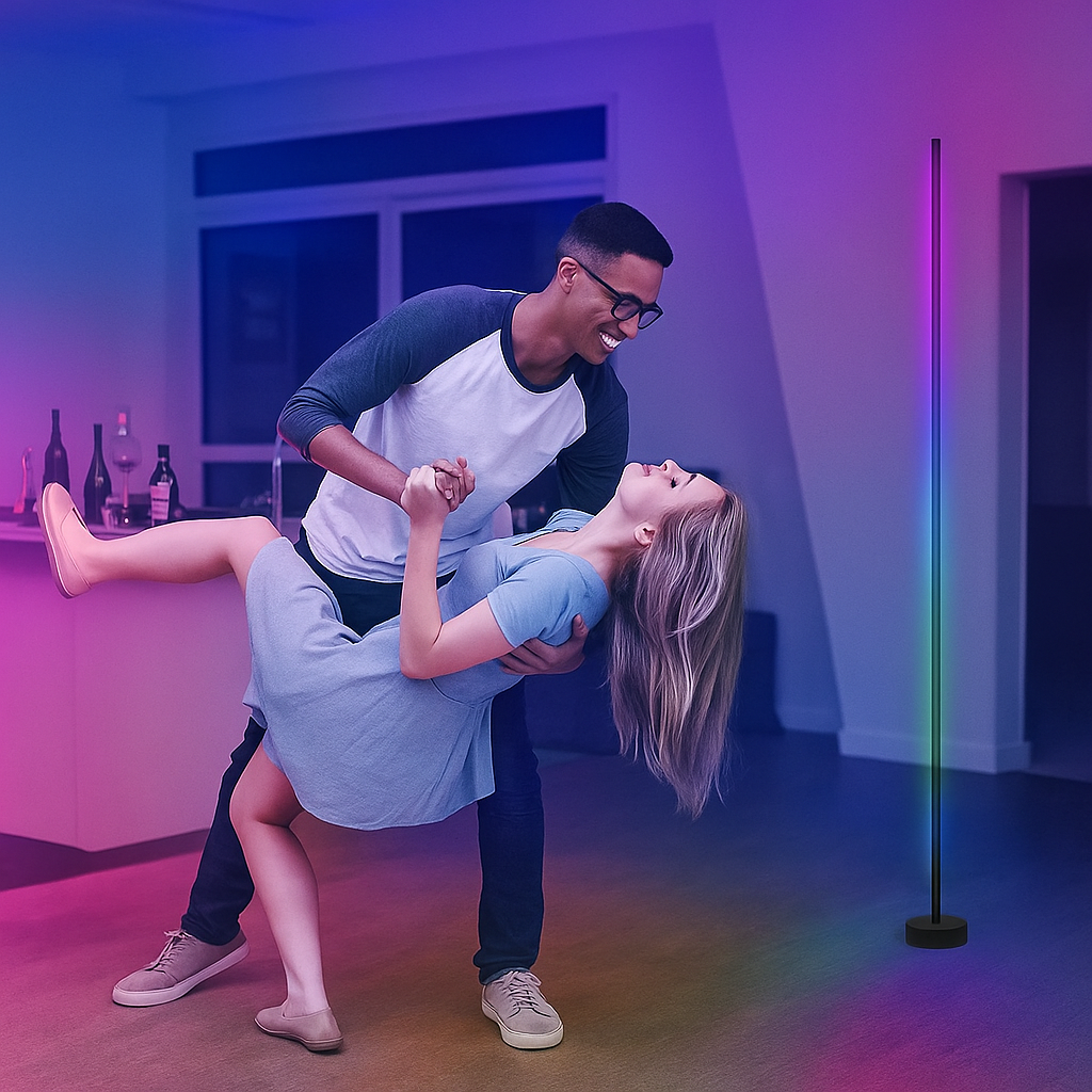Color Changing Standing Lamp with Bluetooth Control-Humiii