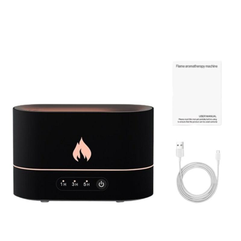 250ml Flame Humidifier With An Efficient LED Night Lamp-Humiii