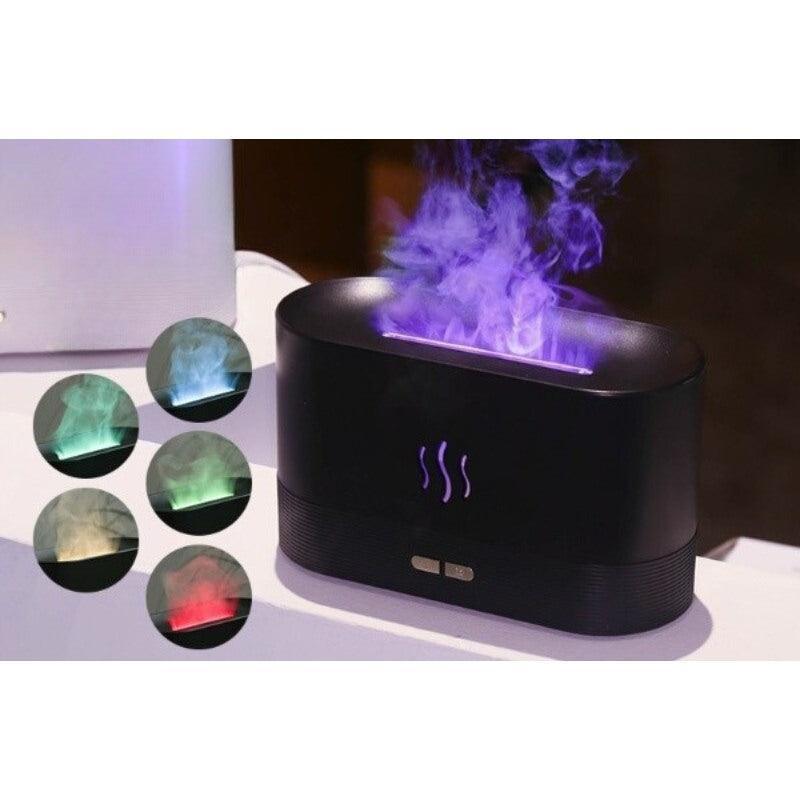 Flame Aroma Diffuser With Organic Essential Oil Set-Humiii