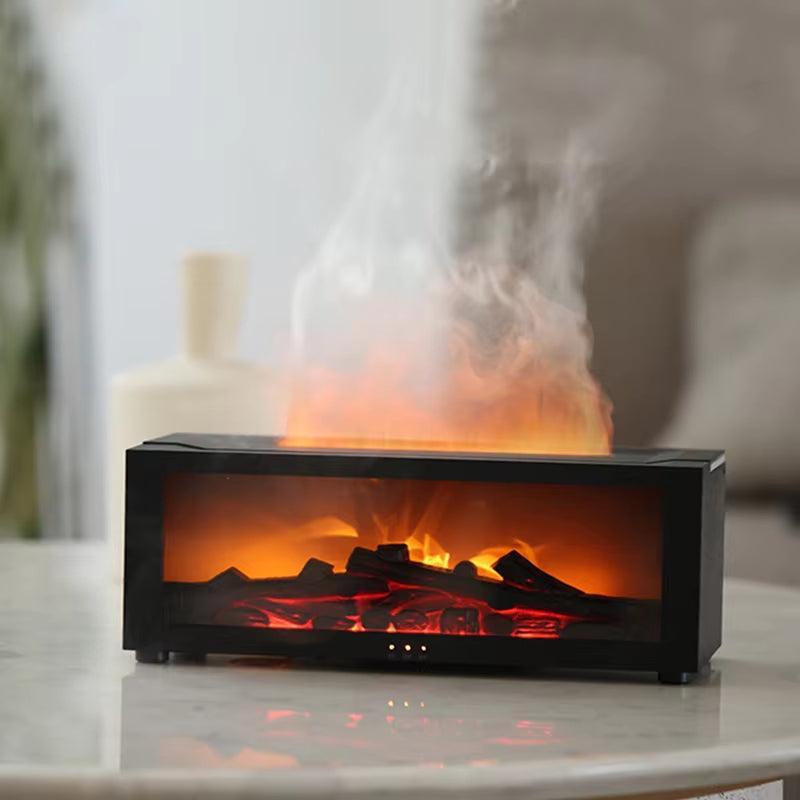 Fireplace Air Humidifier With Ambient Lighting-Humiii