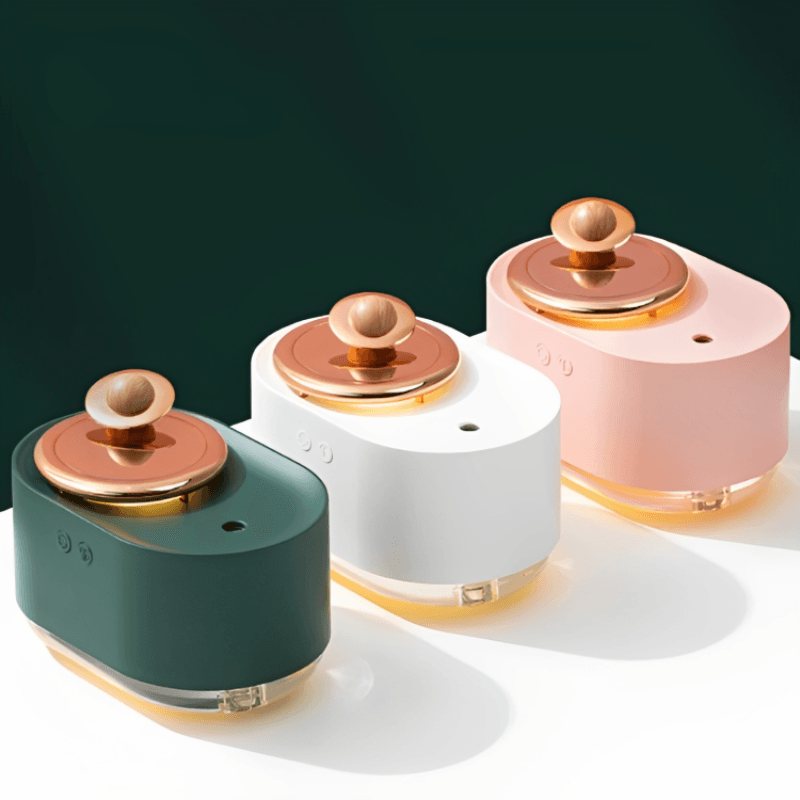 Rotating Planet Air Humidifier With Wireless Aromatherapy Night Light-Humiii