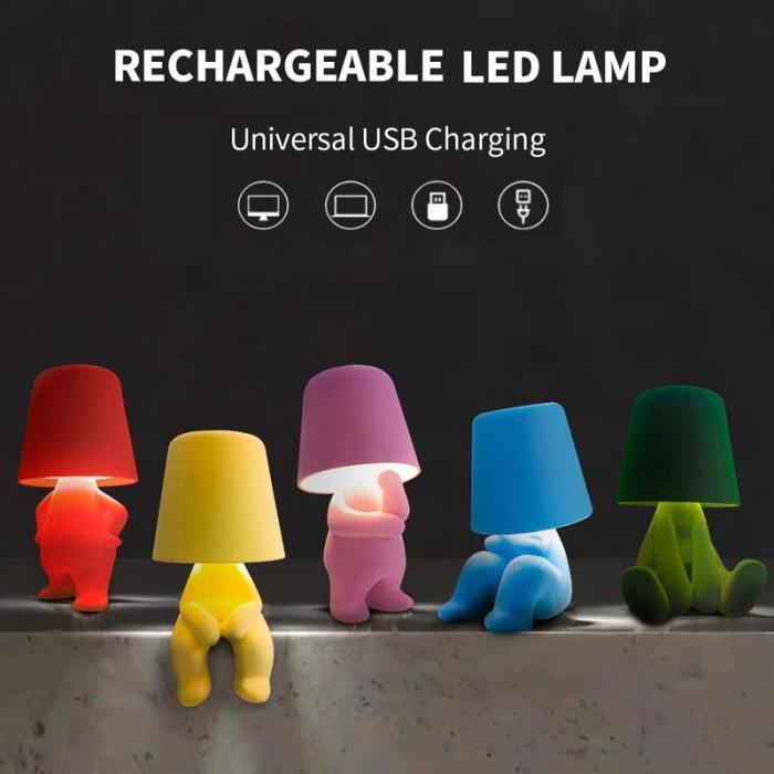 Rechargeable LED Table Lamp With USB Charging - Solar Flame Torch