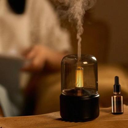 Candlelight Aroma Portable Diffuser – Humidifier and Light-Humiii