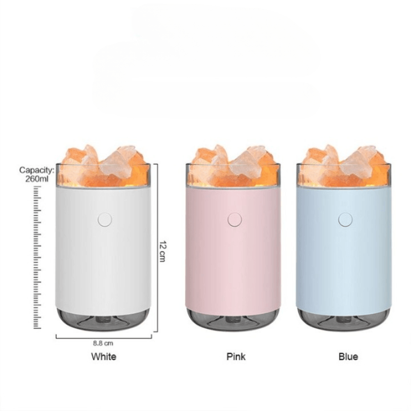 260ml Salt Ore Air Humidifier With Portable and Quiet Design-Humiii