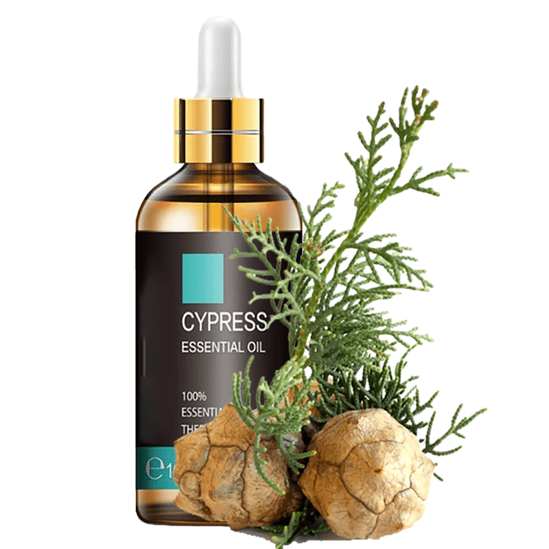 100ml Natural Cypress Essential Oil Detoxify Purify and Relax-Humiii