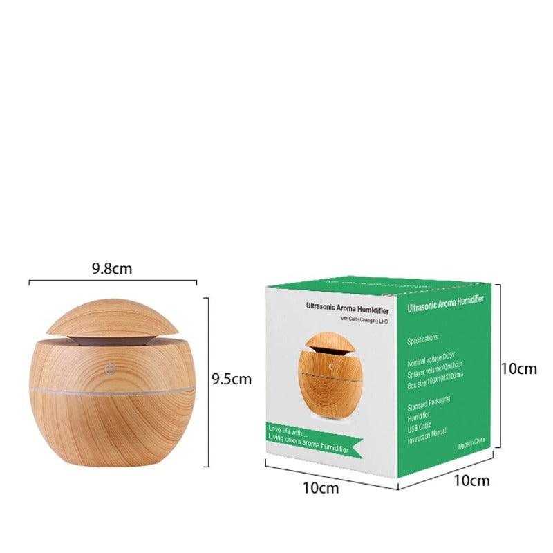 USB Aromatherapy Humidifier Diffuser With Night Light-Humiii