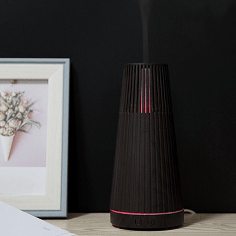 USB Portable Wood Grain Diffuser With Efficient Essential Oils-Humiii