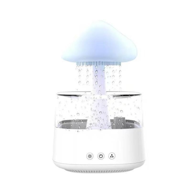 Mushroom Rainfall Diffuser with LED Lighting and Aromatherapy-Humiii