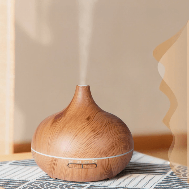 Remote Controlled Wood Grain Diffuser – Efficient and Quiet-Humiii