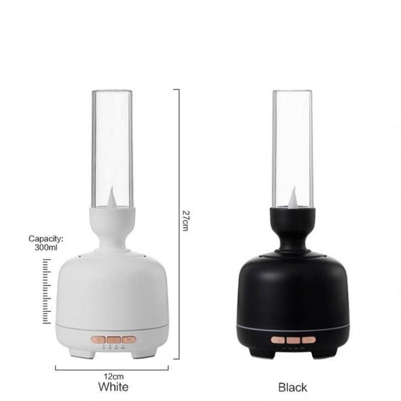 Electric Candle Lighting Lamp With Ultrasonic Aroma Diffuser-Humiii