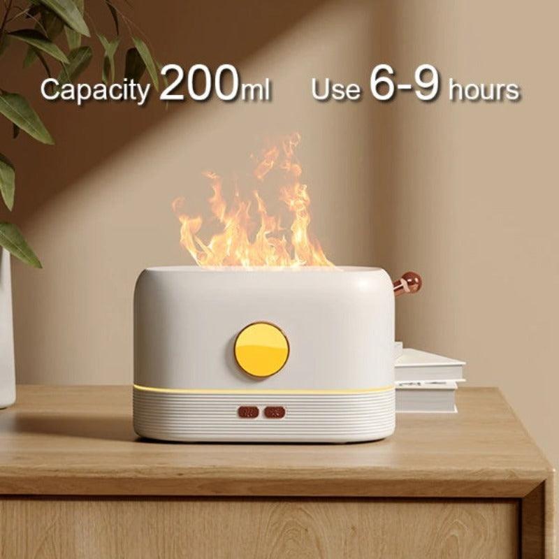 200ml Realistic Flame Humidifier For Aromatherapy and Air Purifier-Humiii