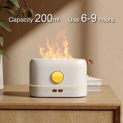 200ml Realistic Flame Humidifier For Aromatherapy and Air Purifier-Humiii