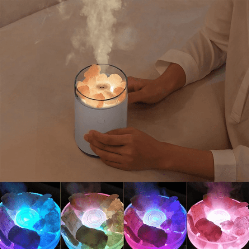 260ml Salt Ore Air Humidifier With Portable and Quiet Design-Humiii