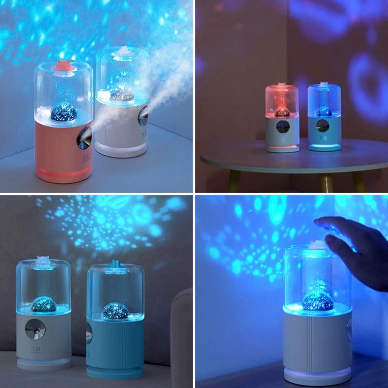 Automatic Rotary Air Humidifier With Wireless Charging Aromatherapy-Humiii