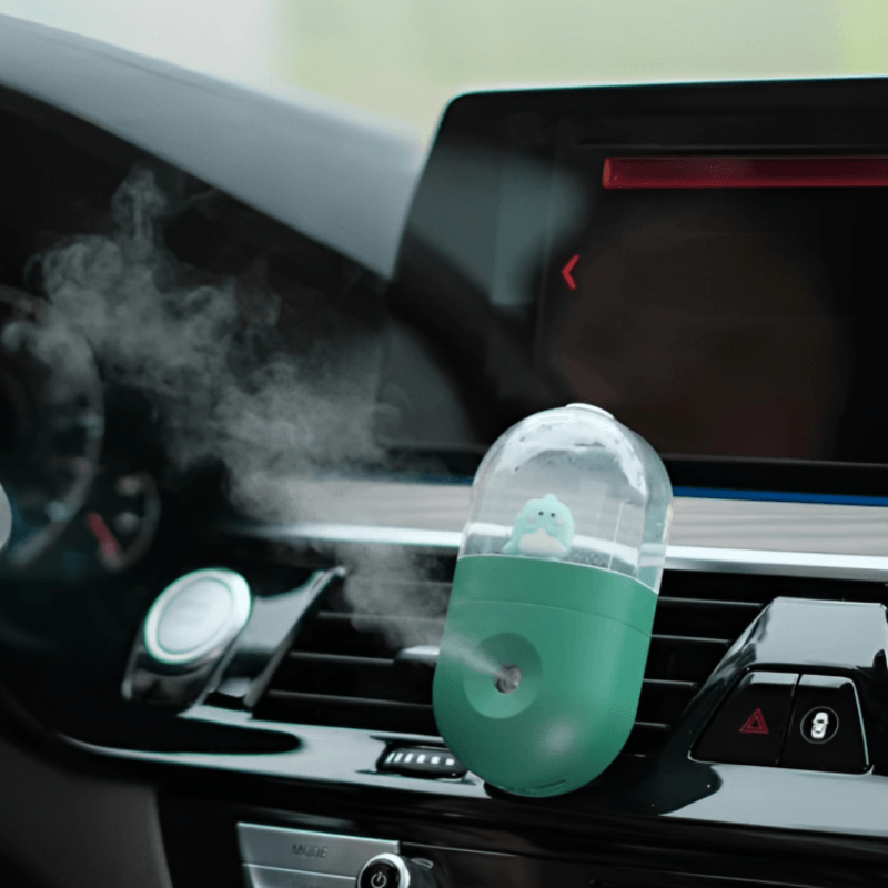 Cartoon Doll Car Humidifier With Wireless Aromatherapy Diffuser-Humiii