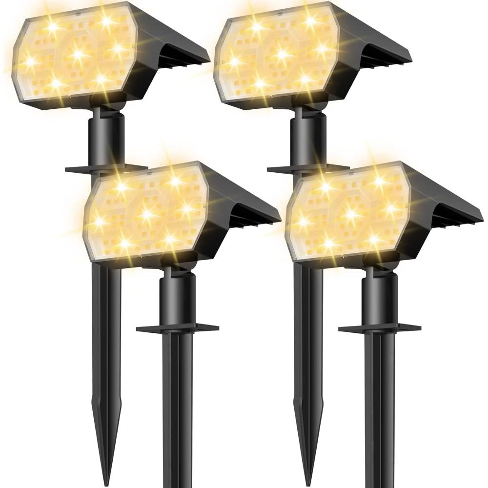 Solar Yard Path Lights Outdoor LED Landscape Lighting-Humiii