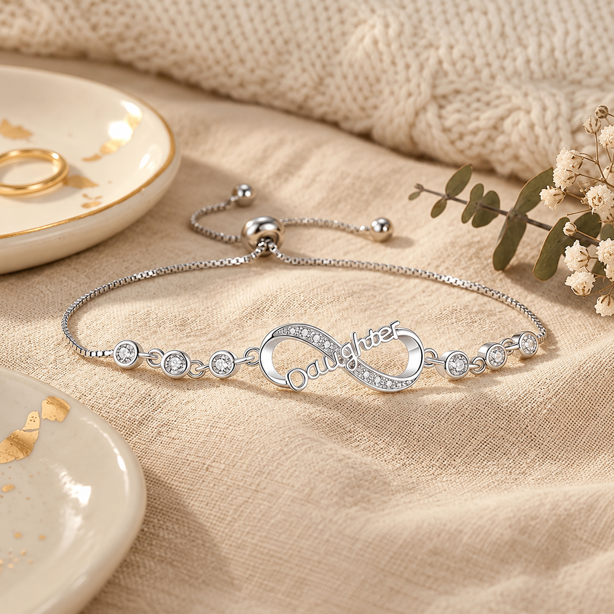 Adjustable Infinity Bracelet Gift For Women