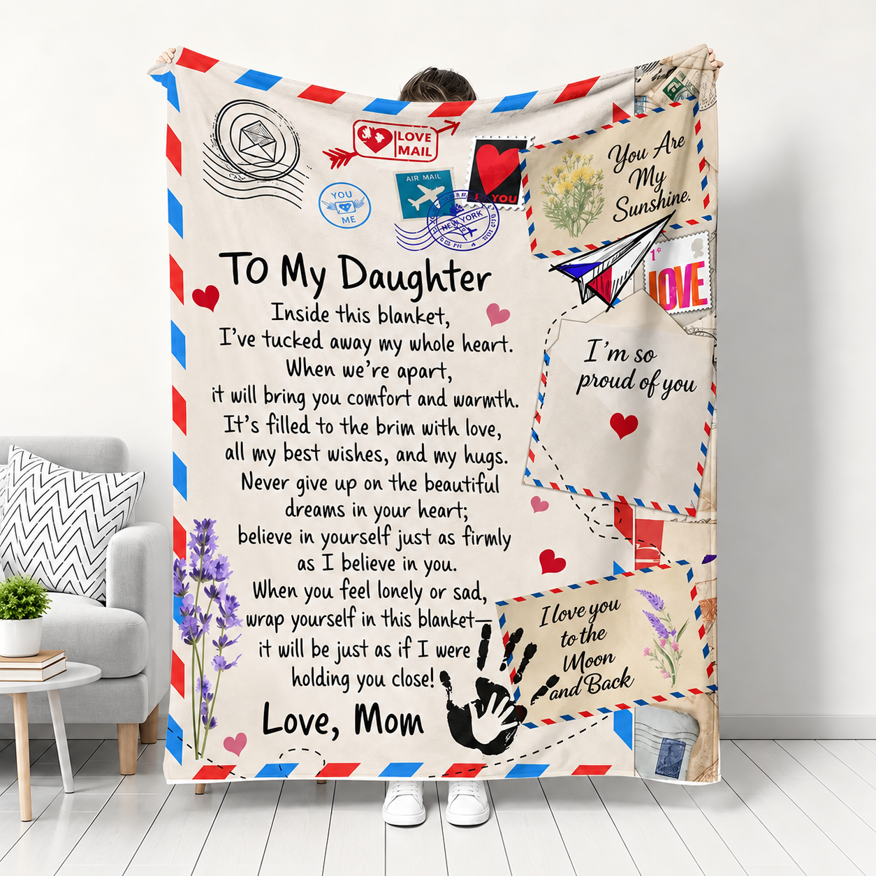 Vintage Letter Blanket For Men And Women