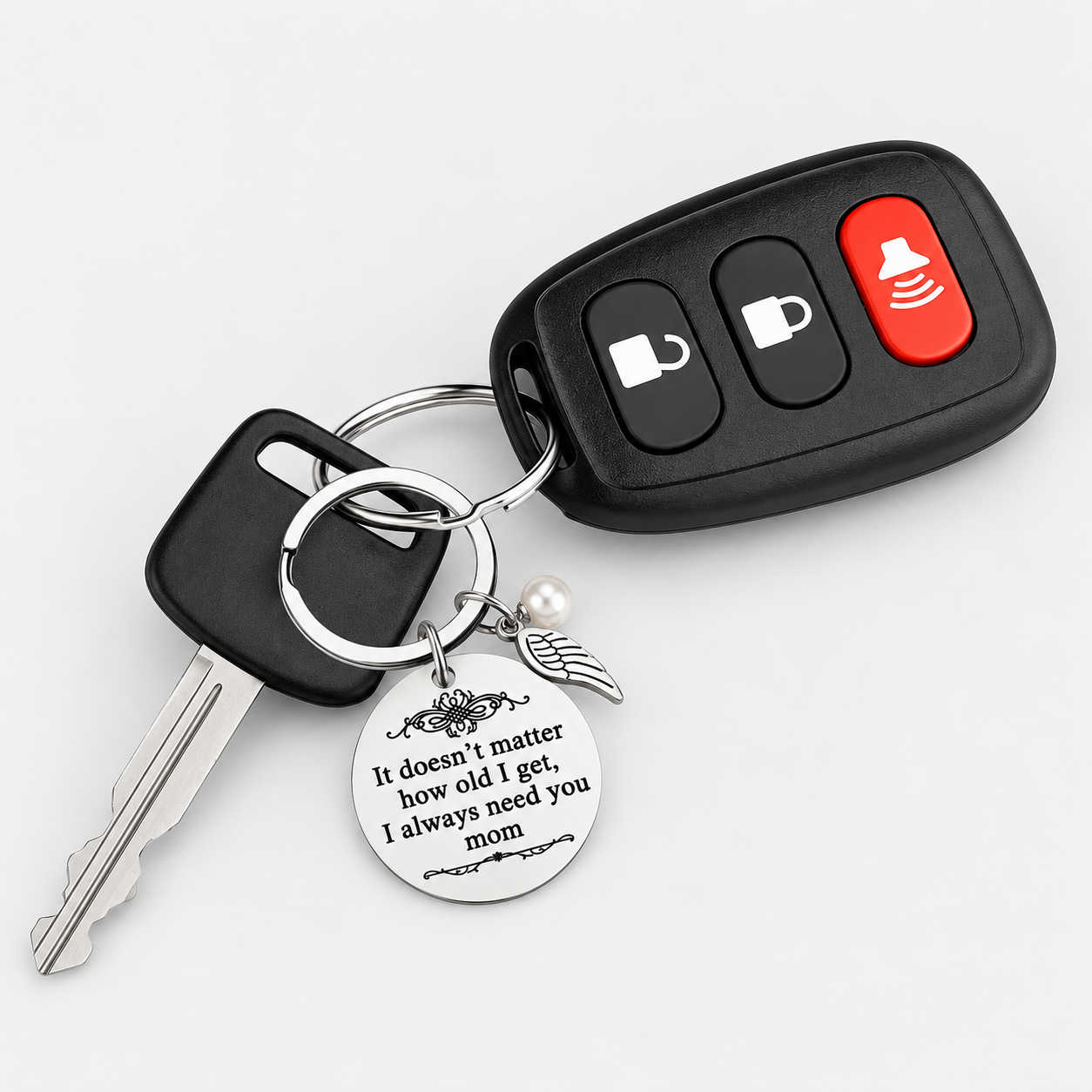 Keychain With Greeting For Mom