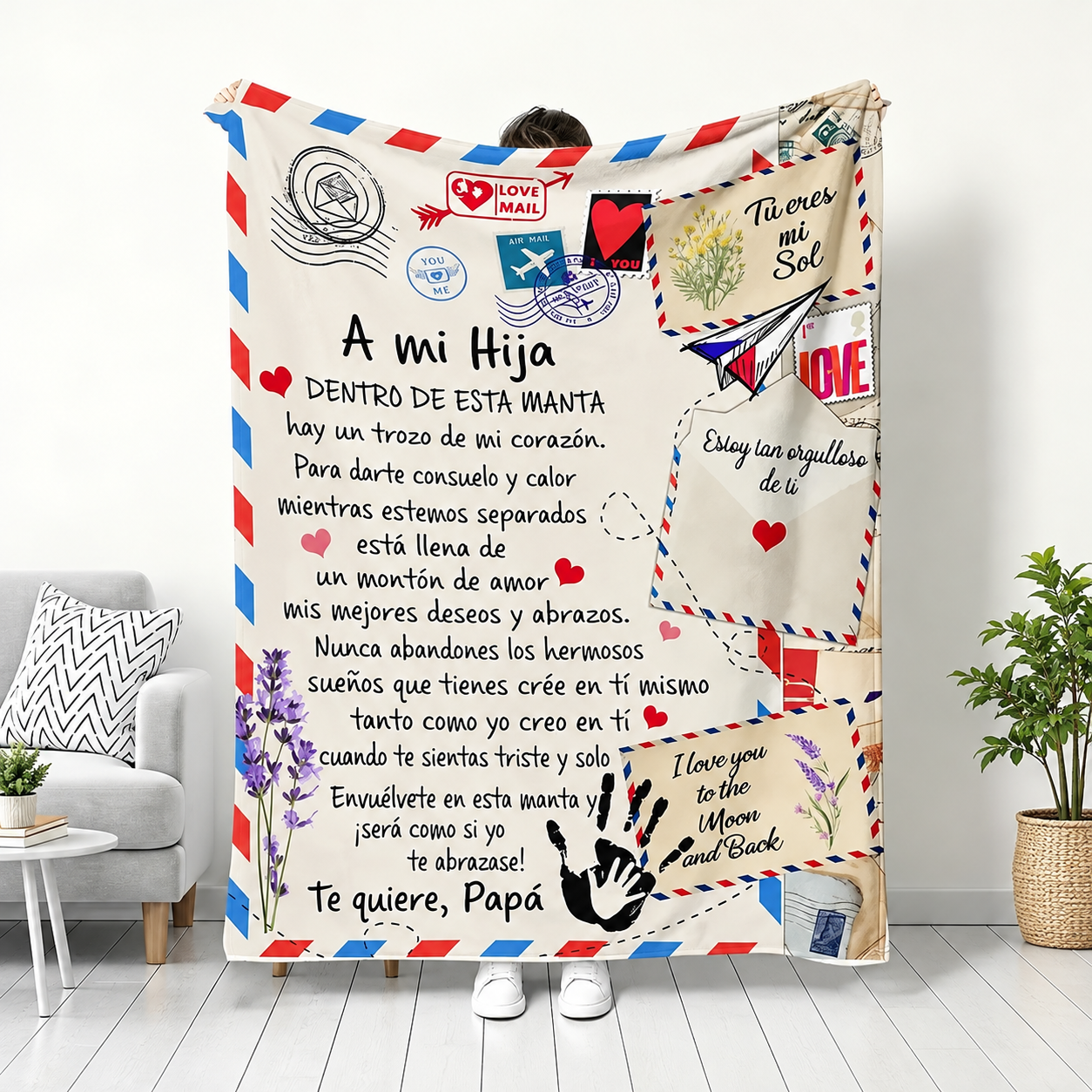 Vintage Letter Blanket For Men And Women
