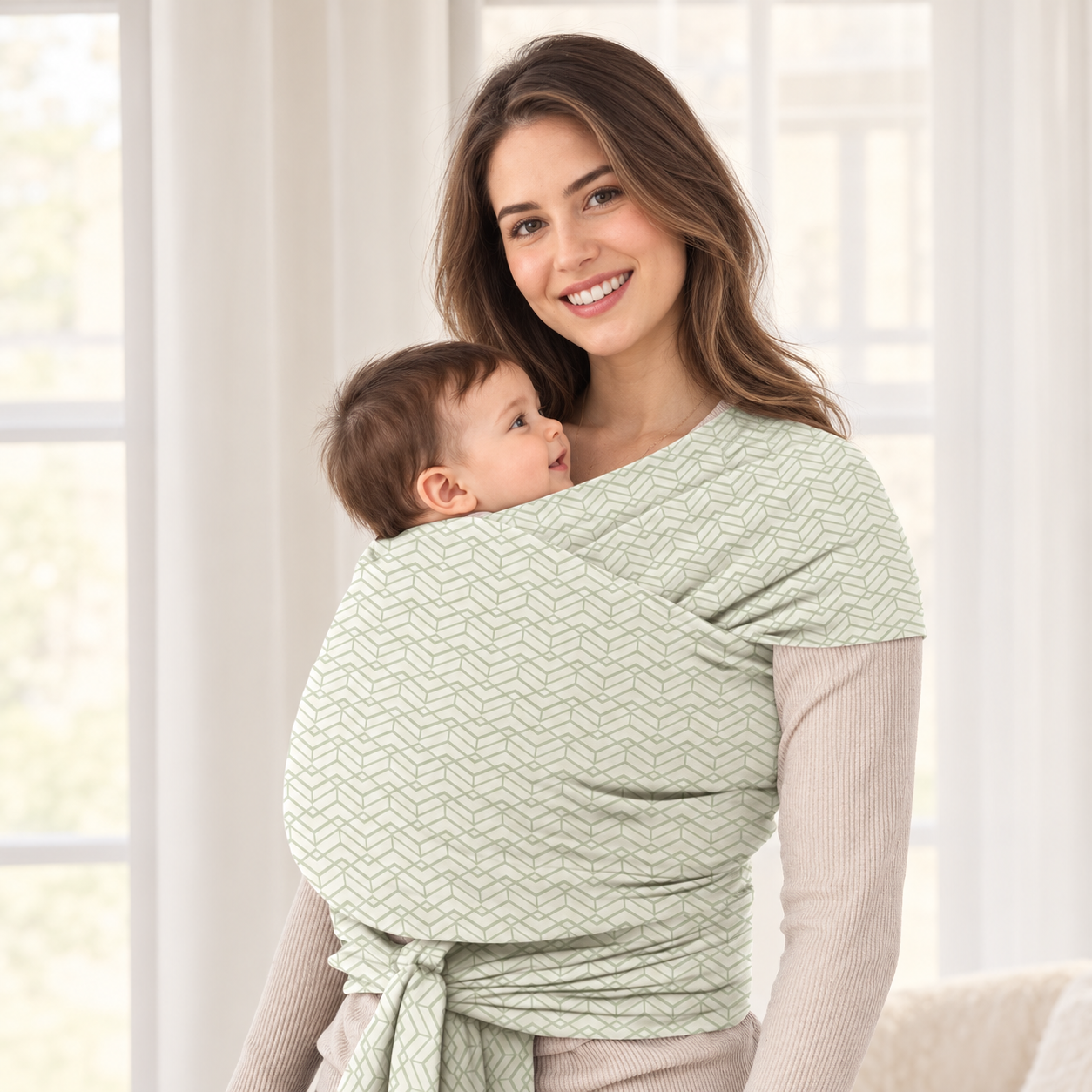 Comfortable Baby Wrap Carrier For Infants