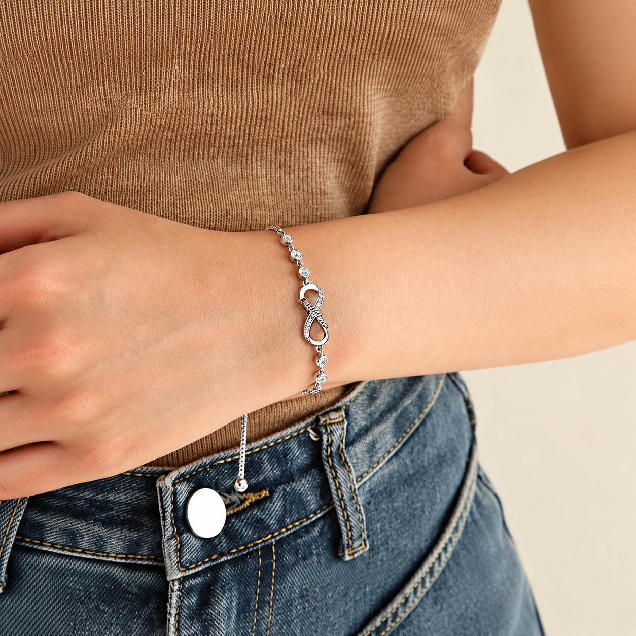 Adjustable Infinity Bracelet Gift For Women