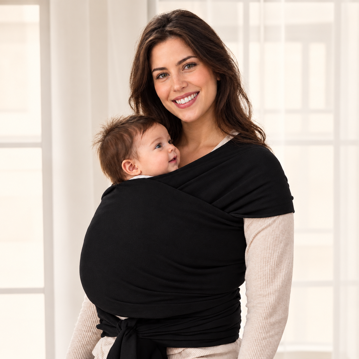 Comfortable Baby Wrap Carrier For Infants