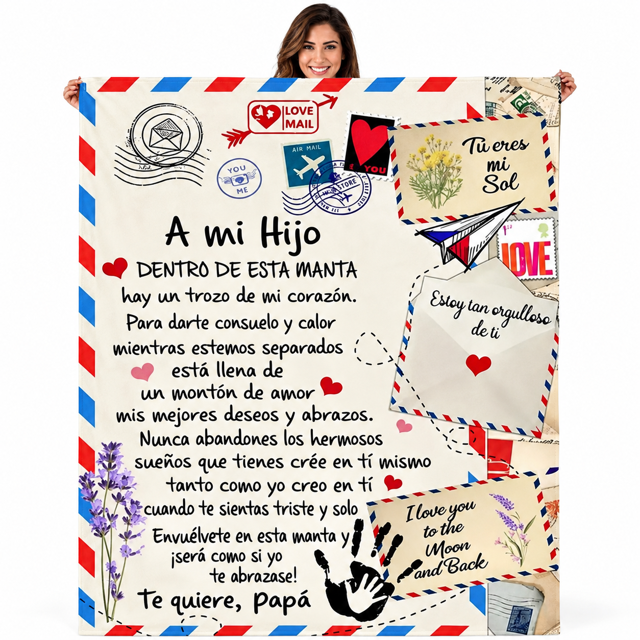 Vintage Letter Blanket For Men And Women