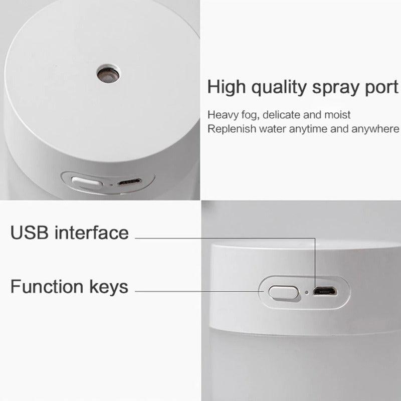 Ultrasonic Air Humidifier With Portable Moisturizing Air Spray-Humiii