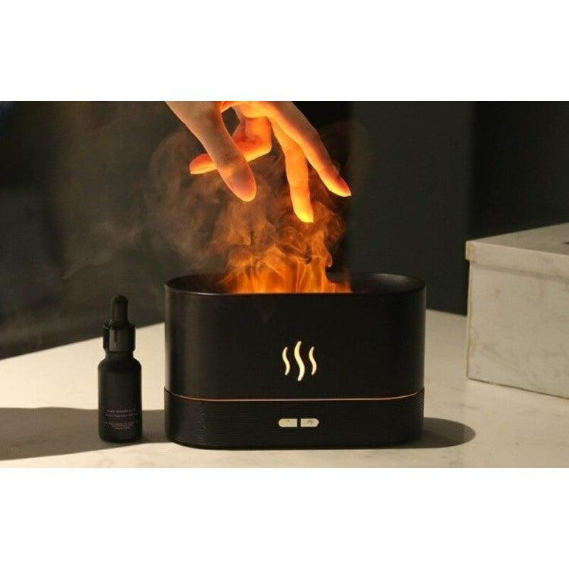 250ml Flame Humidifier With An Efficient LED Night Lamp-Humiii