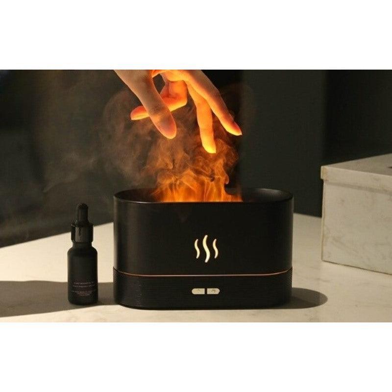 250ml Flame Humidifier With An Efficient LED Night Lamp-Humiii