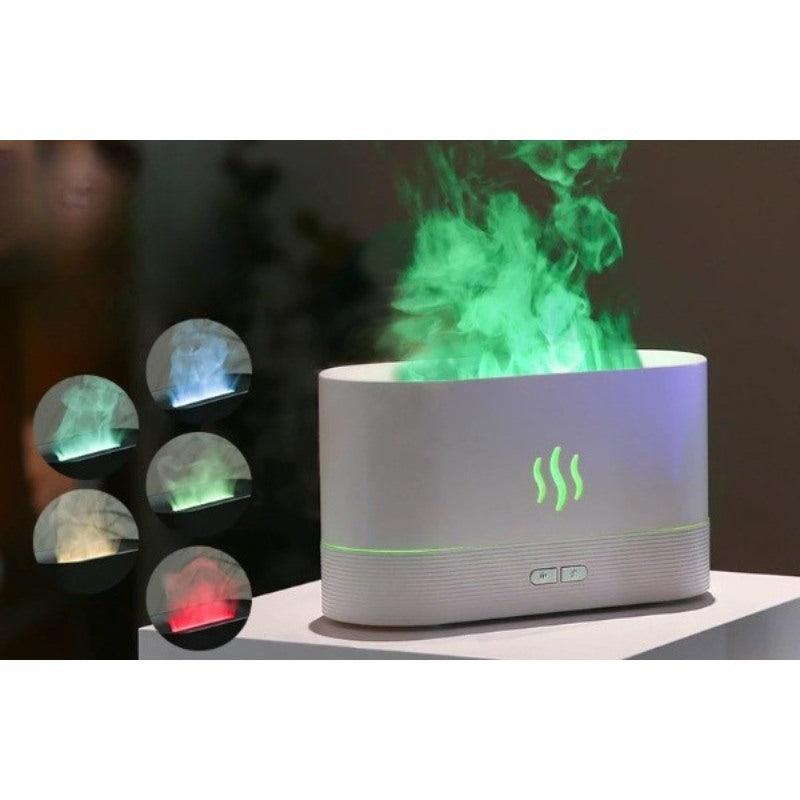 Flame Aroma Diffuser With Organic Essential Oil Set-Humiii