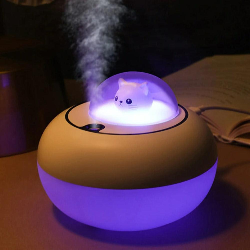 Air Humidifier With LED Light-Humiii