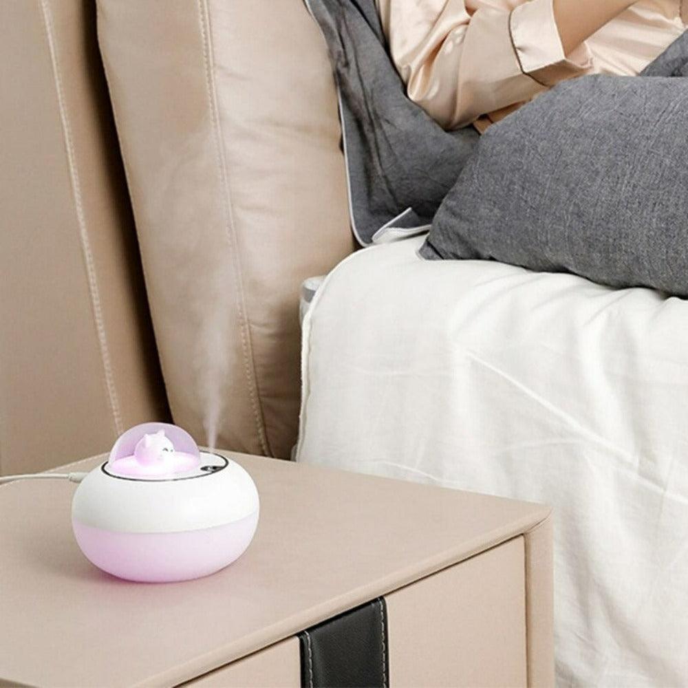 Air Humidifier With LED Light-Humiii