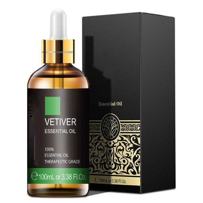 100ml Natural Vetiver Essential Oil Calming and Relaxing-Humiii