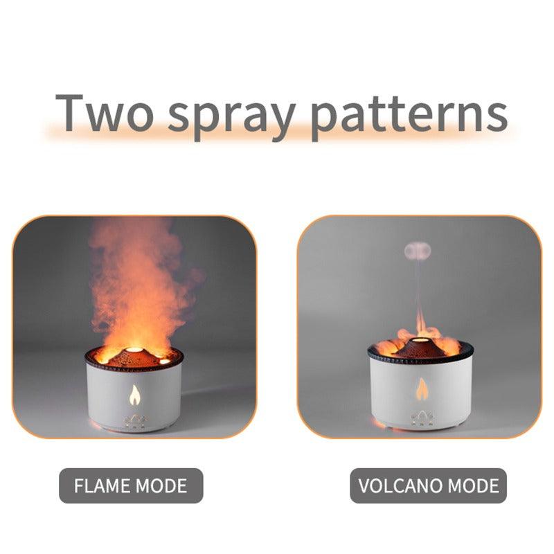 Volcanic Flame Aroma Diffuser – Quiet and Efficient Humidifier-Humiii
