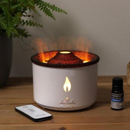 Decorative Volcano Flame Mist Humidifier for Home and Office Use-Humiii