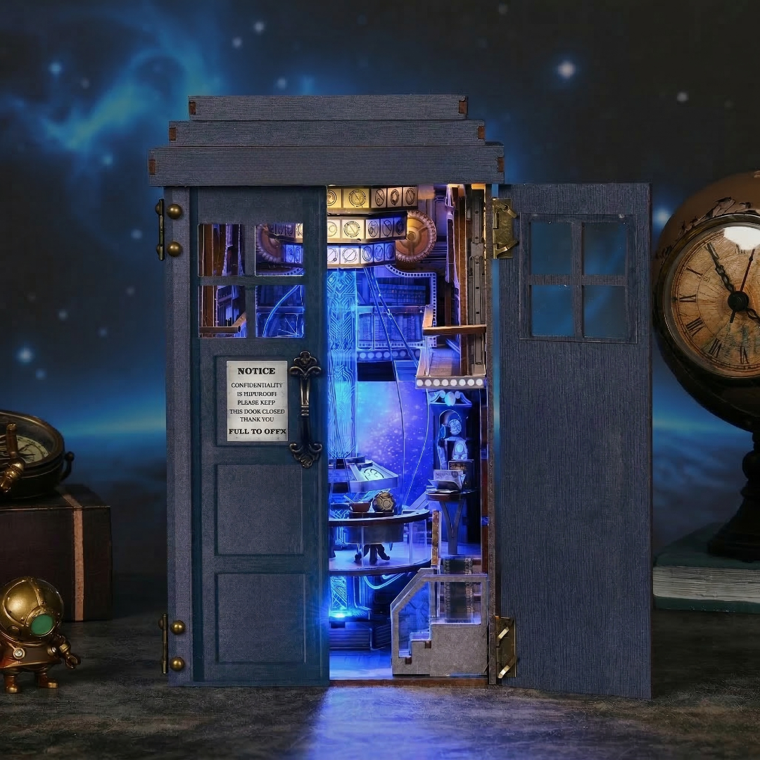   3D Wooden Puzzle Dollhouse Book Nook