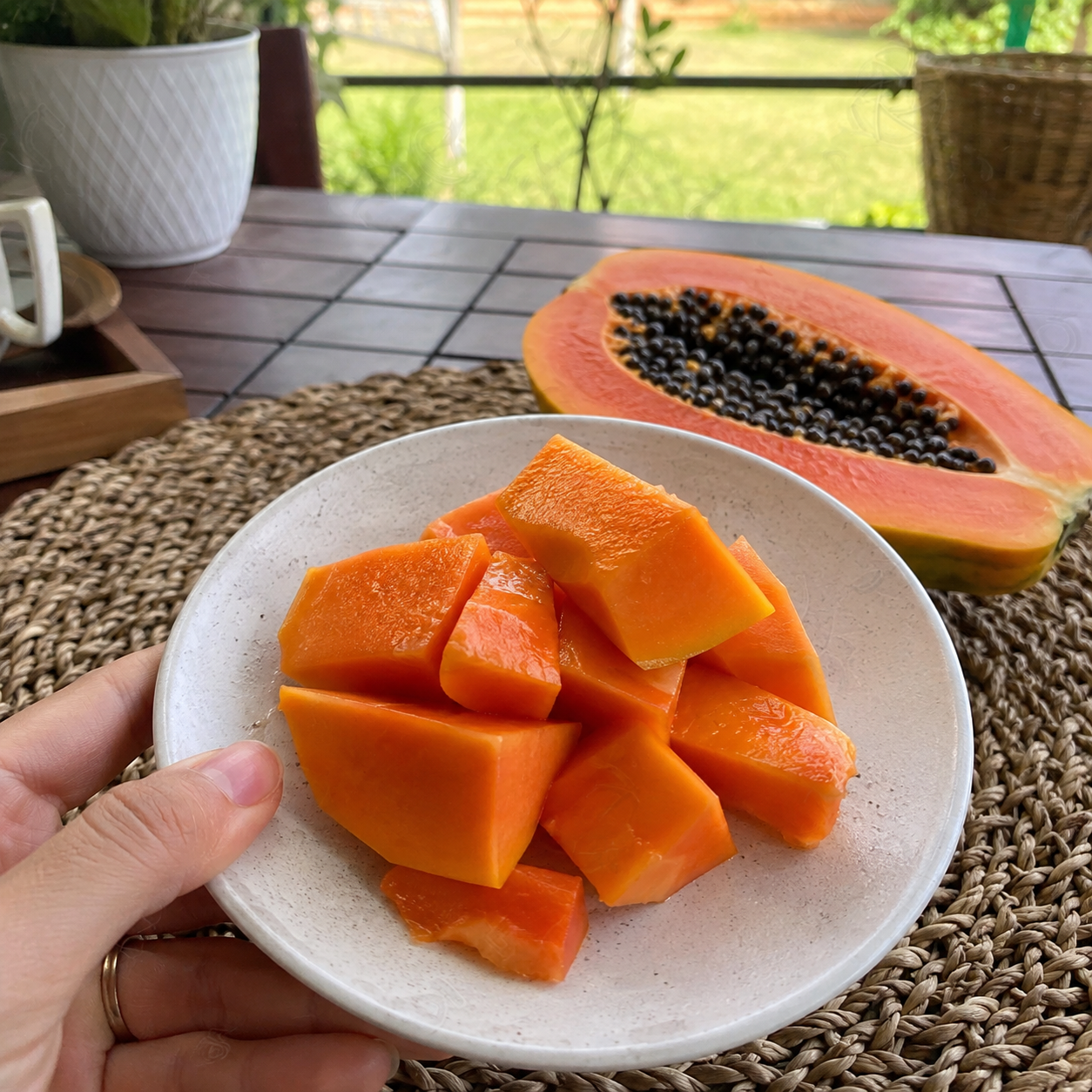 50 Pieces Cream Papaya Fruit Seeds For Planting