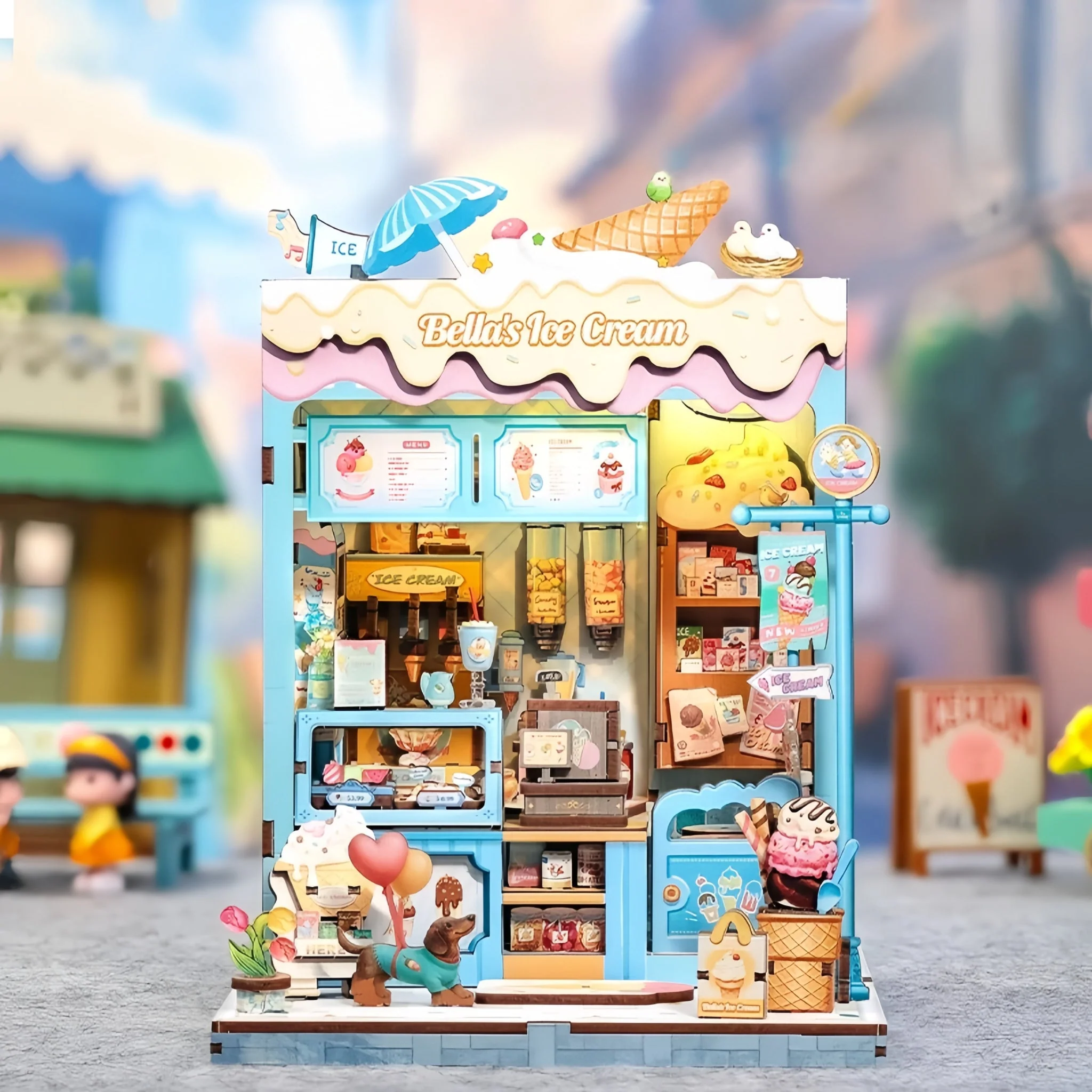 Bella Ice Cream DIY Book Nook Kit