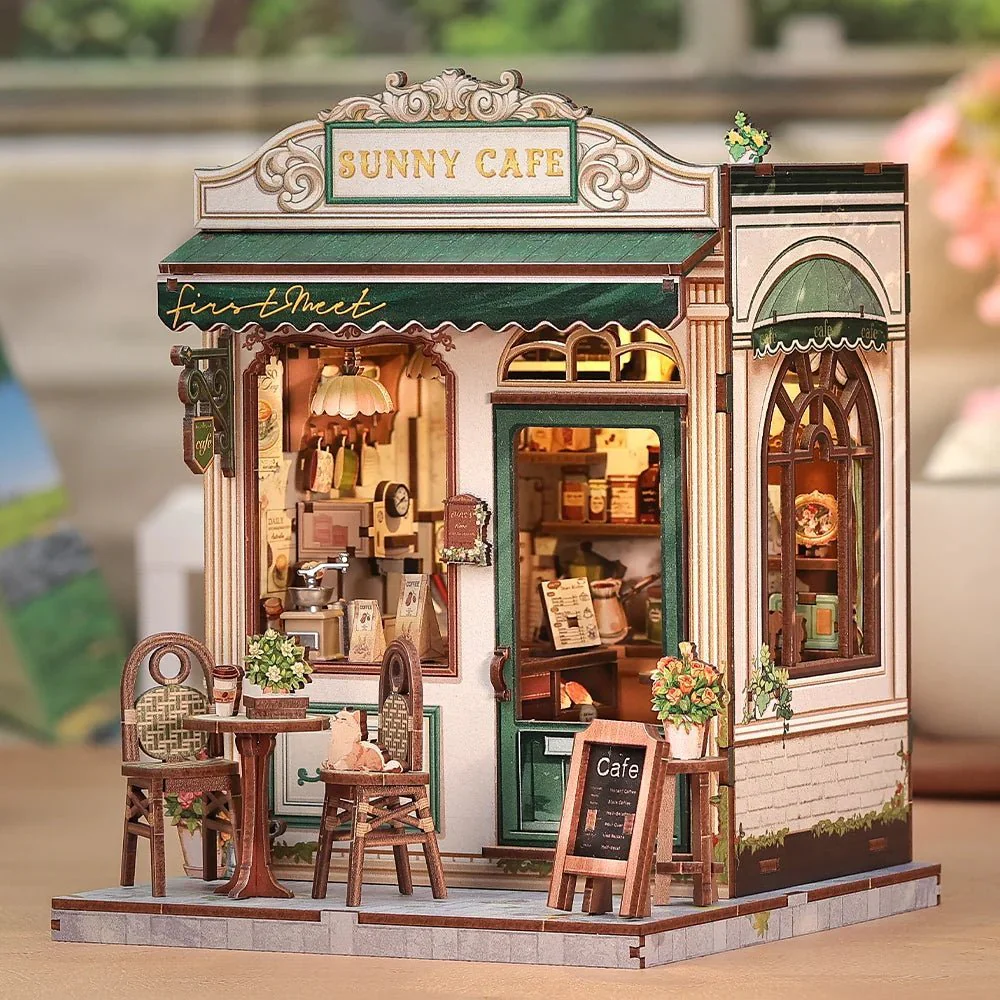 Sunny Cafe DIY Book Nook Kit